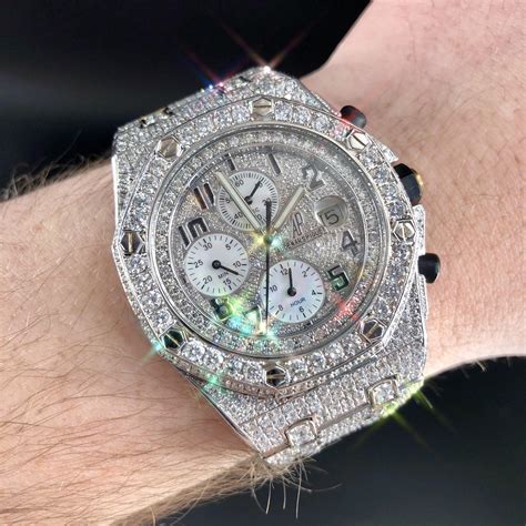 replica audemars piguet royal oak iced out|audemars piguet royal oak copy.